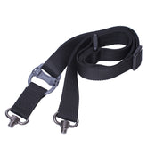 Enkeltpunkts riffelslynge med QD-slyngedreje og M-skinne slyngemontering Justerbar længde riffelslynge 1,25" bred